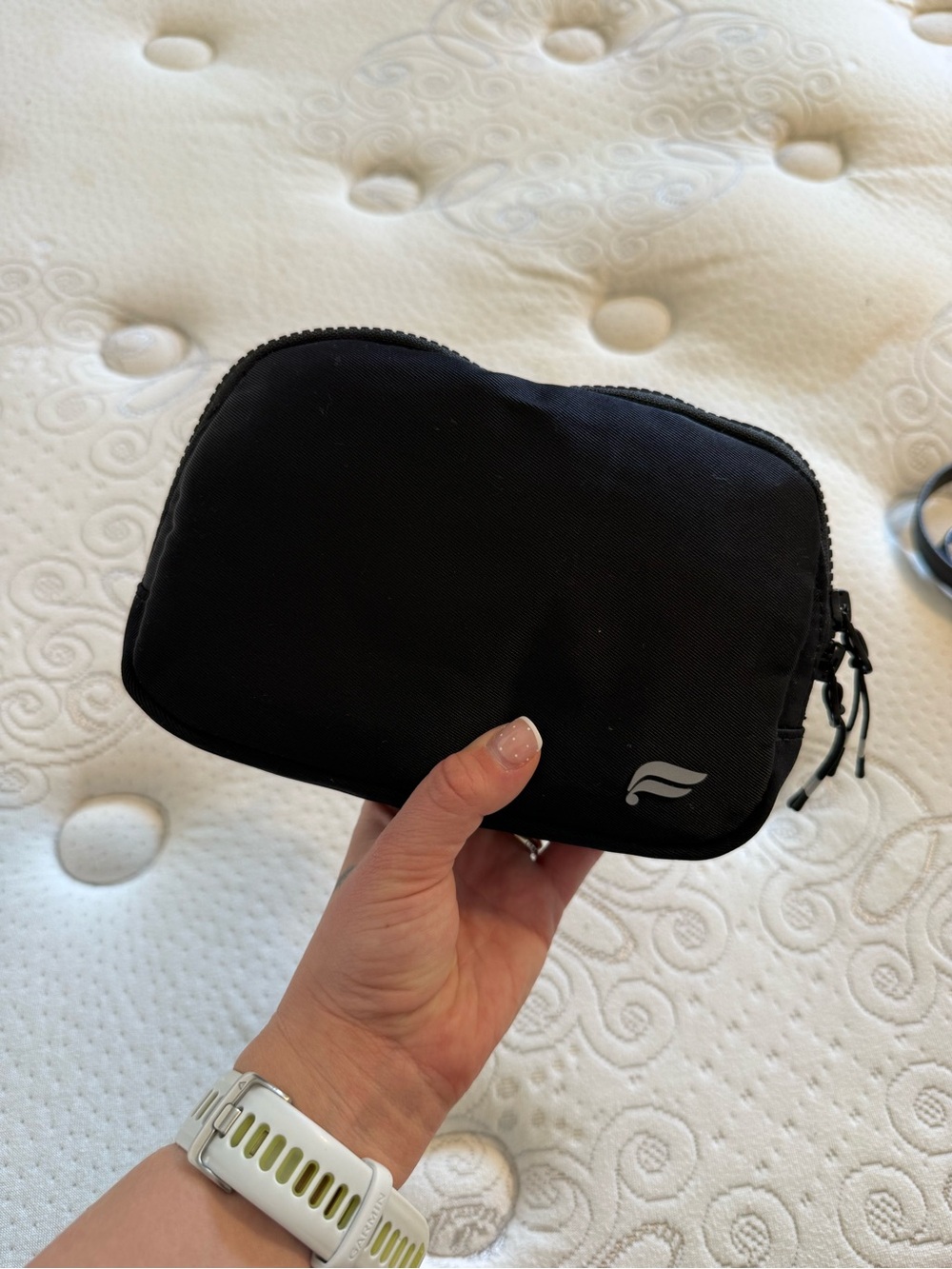 Fabletics Black Compact Crossbody Pouch